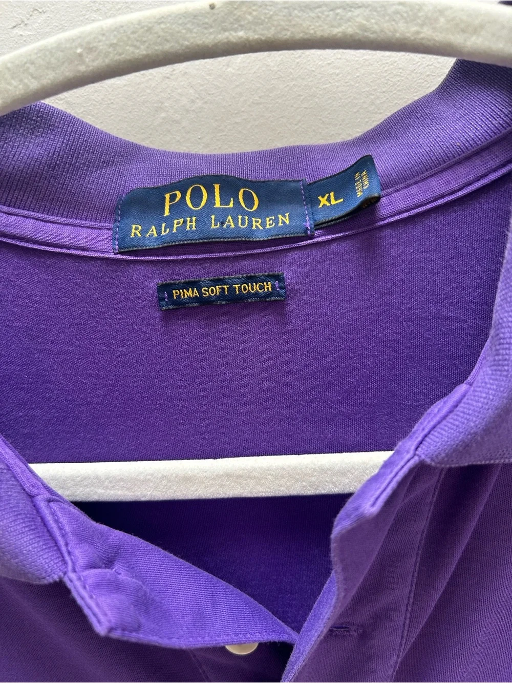 Ralph Lauren Purple Short-Sleeve Polo Shirt
